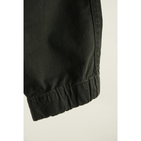 Zara dnwr. Men's 31 Charcoal Gray Twill Cotton Stretch Drawstring Cargo Pants - Picture 10 of 10